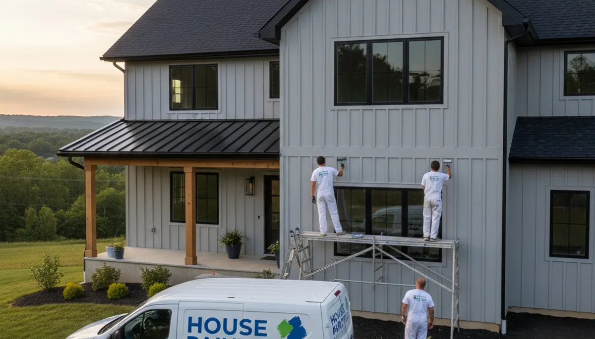 Allentown, PA house painting services for interior and exterior residential homes