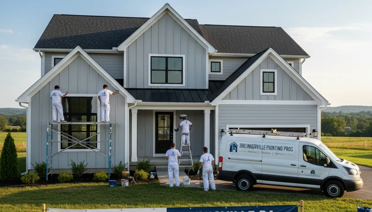 House painting service in Allentown, PA for residential interior and exterior painting projects
