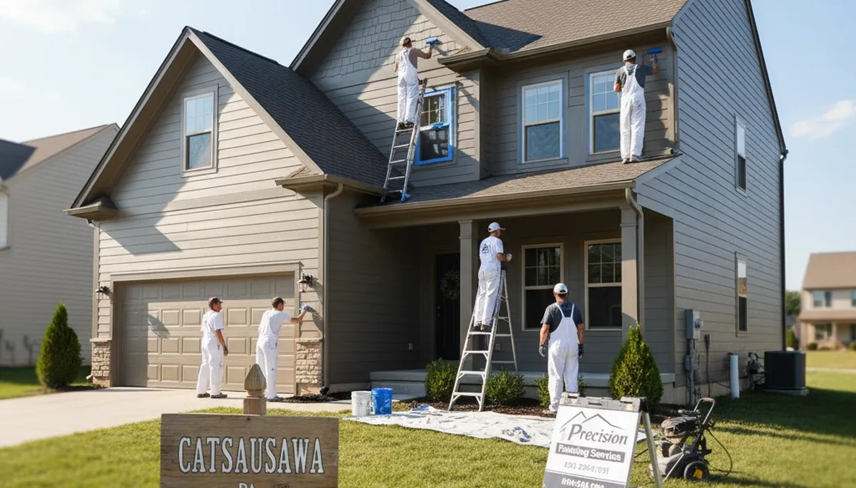 Allentown PA house painters providing interior and exterior painting services