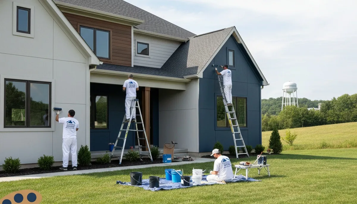 House painting crew serving Allentown, PA with professional interior and exterior painting services
