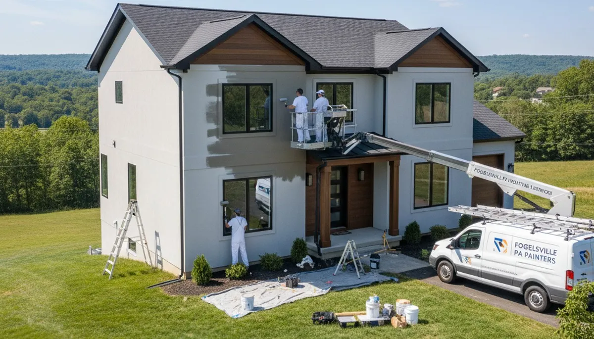 House painters in Allentown, PA providing professional interior and exterior painting services