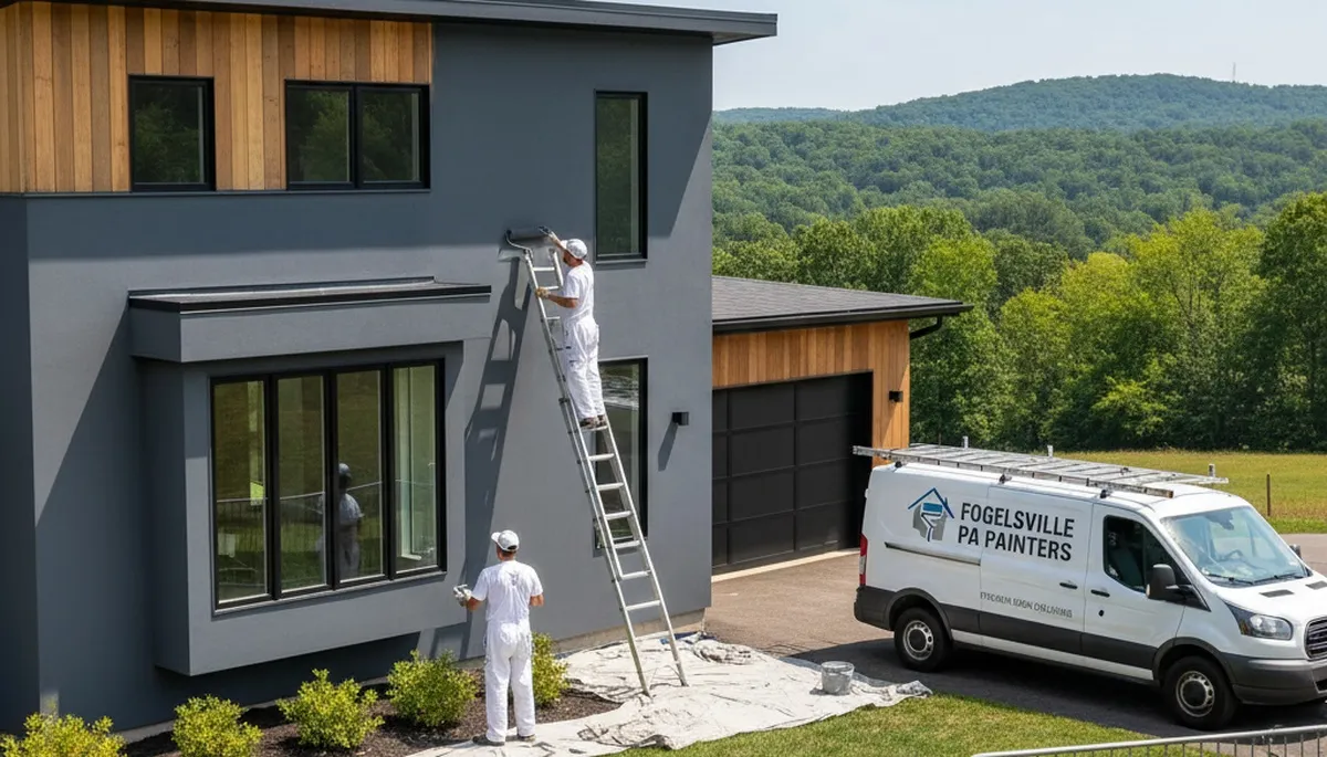 House painting team serving Allentown, PA with professional interior and exterior painting services