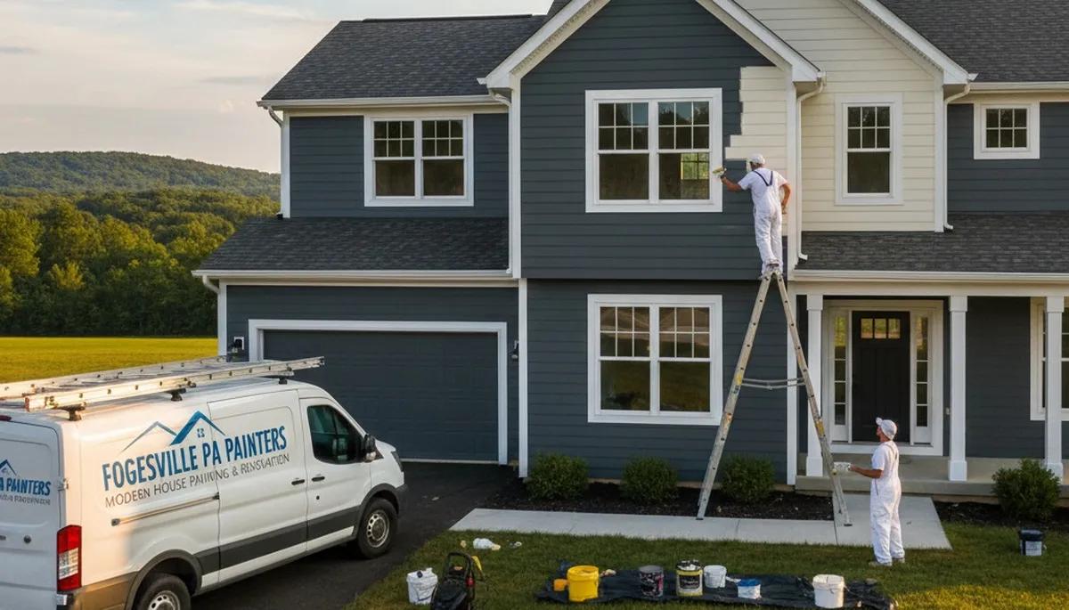 House painters in Allentown, PA providing professional interior and exterior painting services