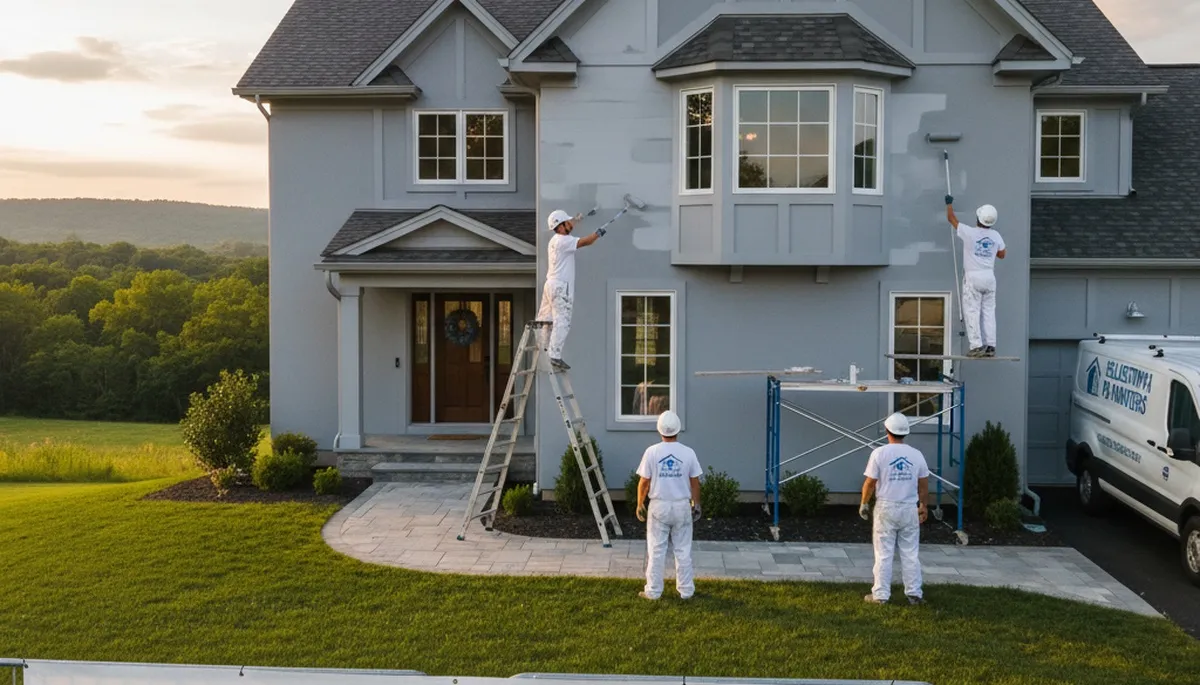 Professional house painters in Allentown PA providing expert exterior home painting services