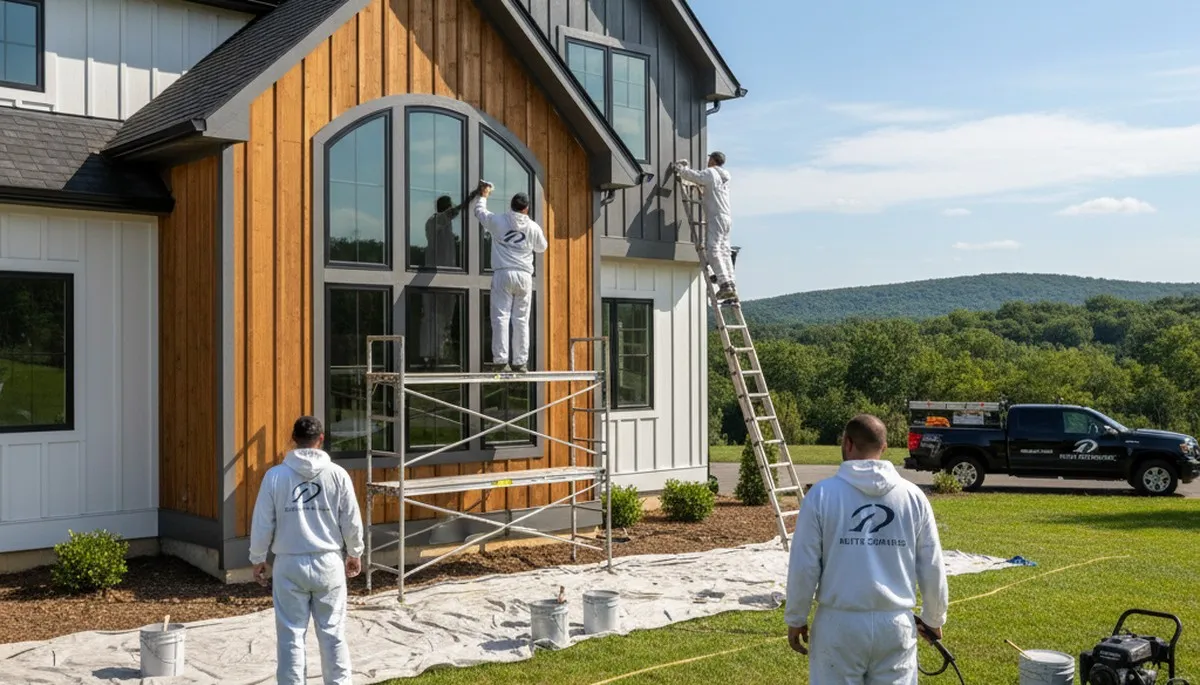 Professional house painting services in Allentown, PA for interior and exterior homes