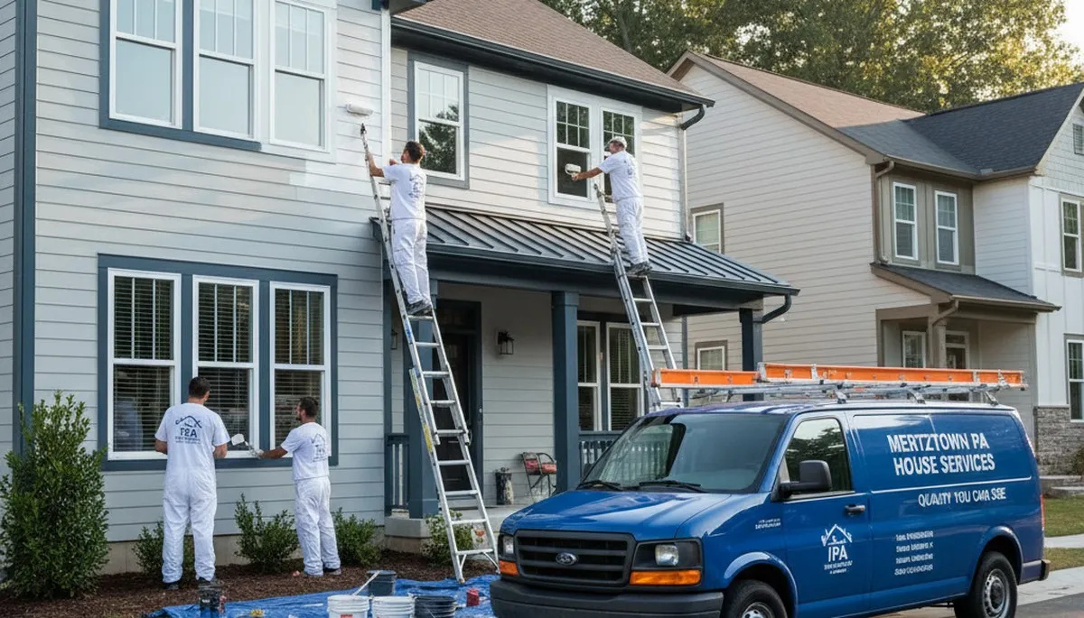Allentown, PA house painting service by paintingallentownpa.com for interior and exterior home painting