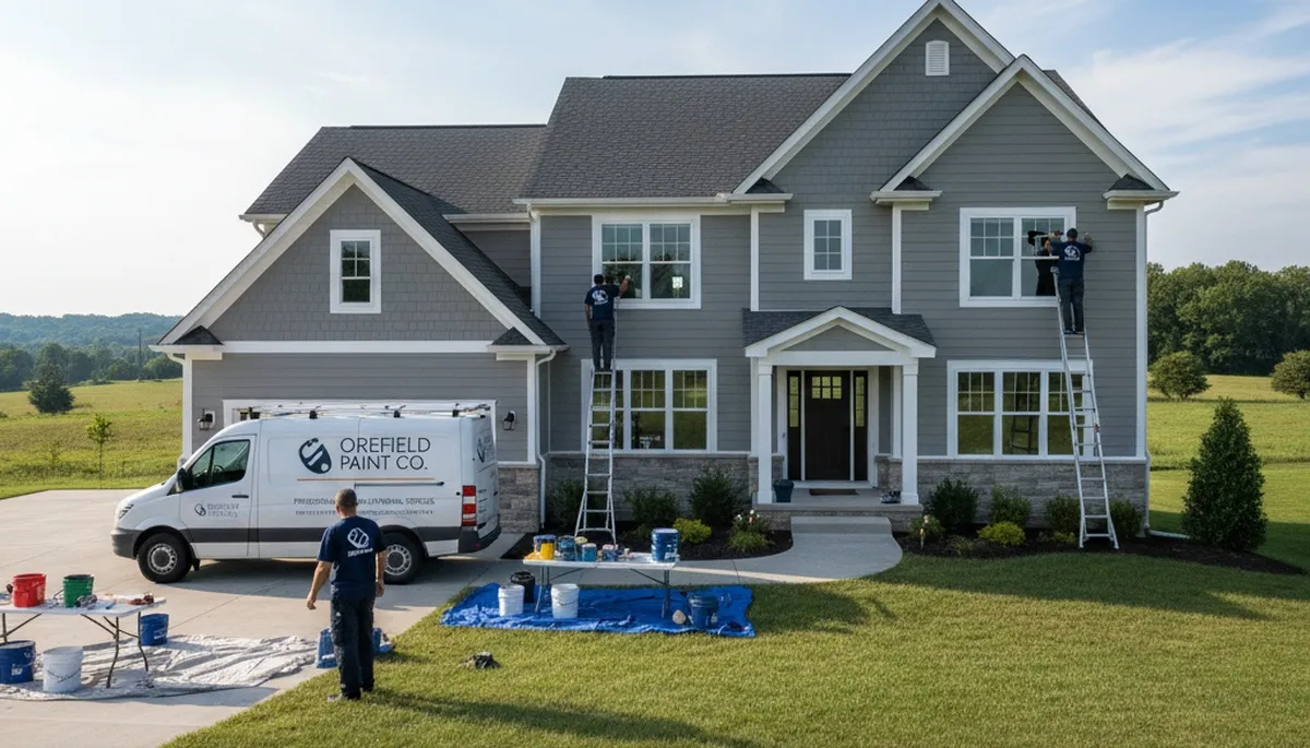 House painting service in Allentown, PA for interior and exterior home painting projects