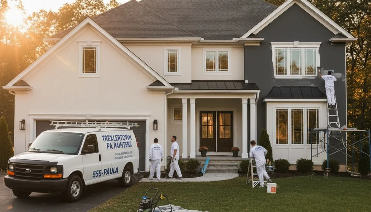 Professional house painters serving Allentown, PA for interior and exterior painting services