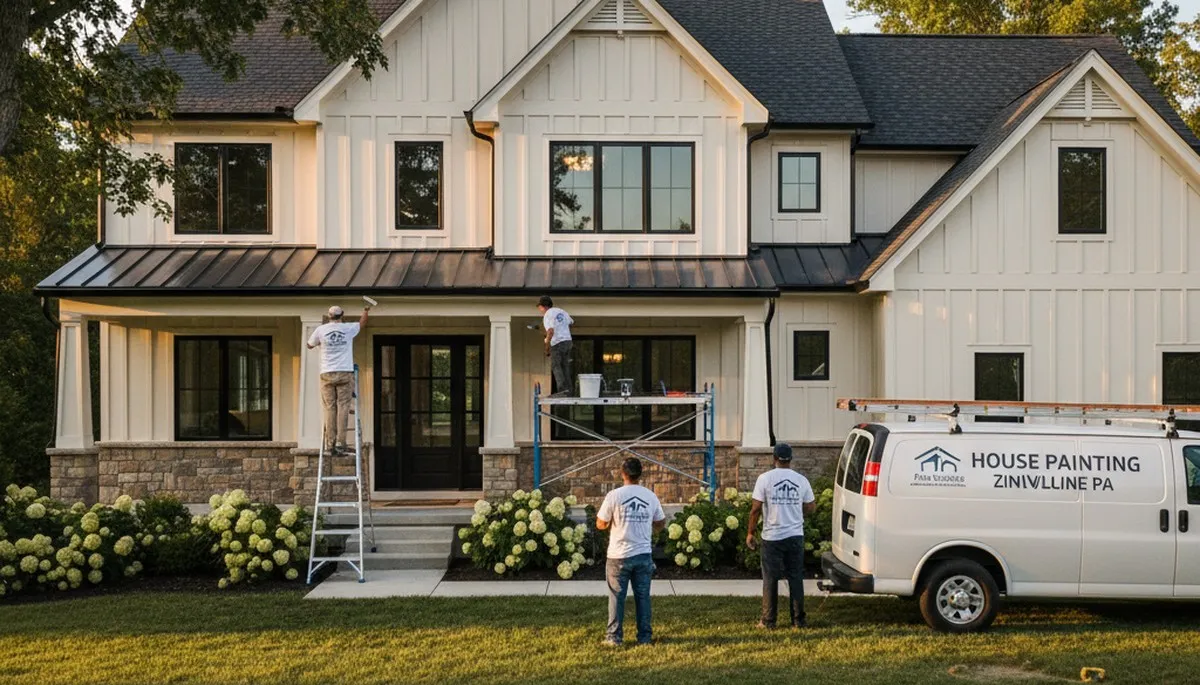 Professional house painting service in Allentown PA enhancing home exteriors with quality finishes